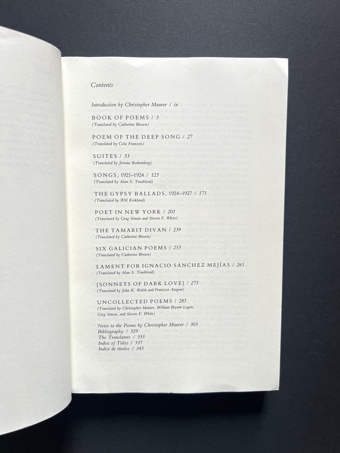 Selected Verse: A Bilingual Edition (Federico García Lorca Poems)