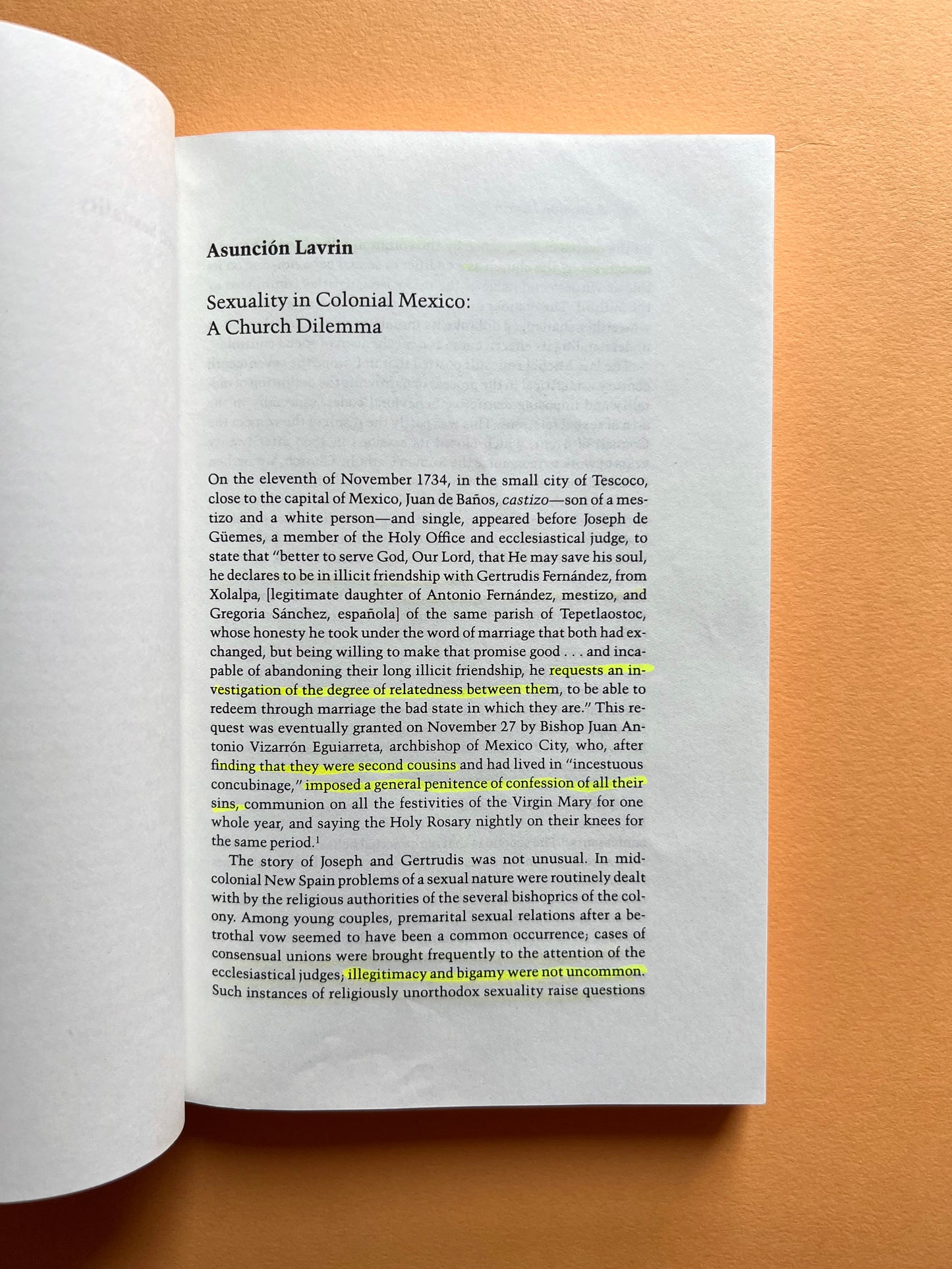 Sexuality & Marriage in Colonial Latin America