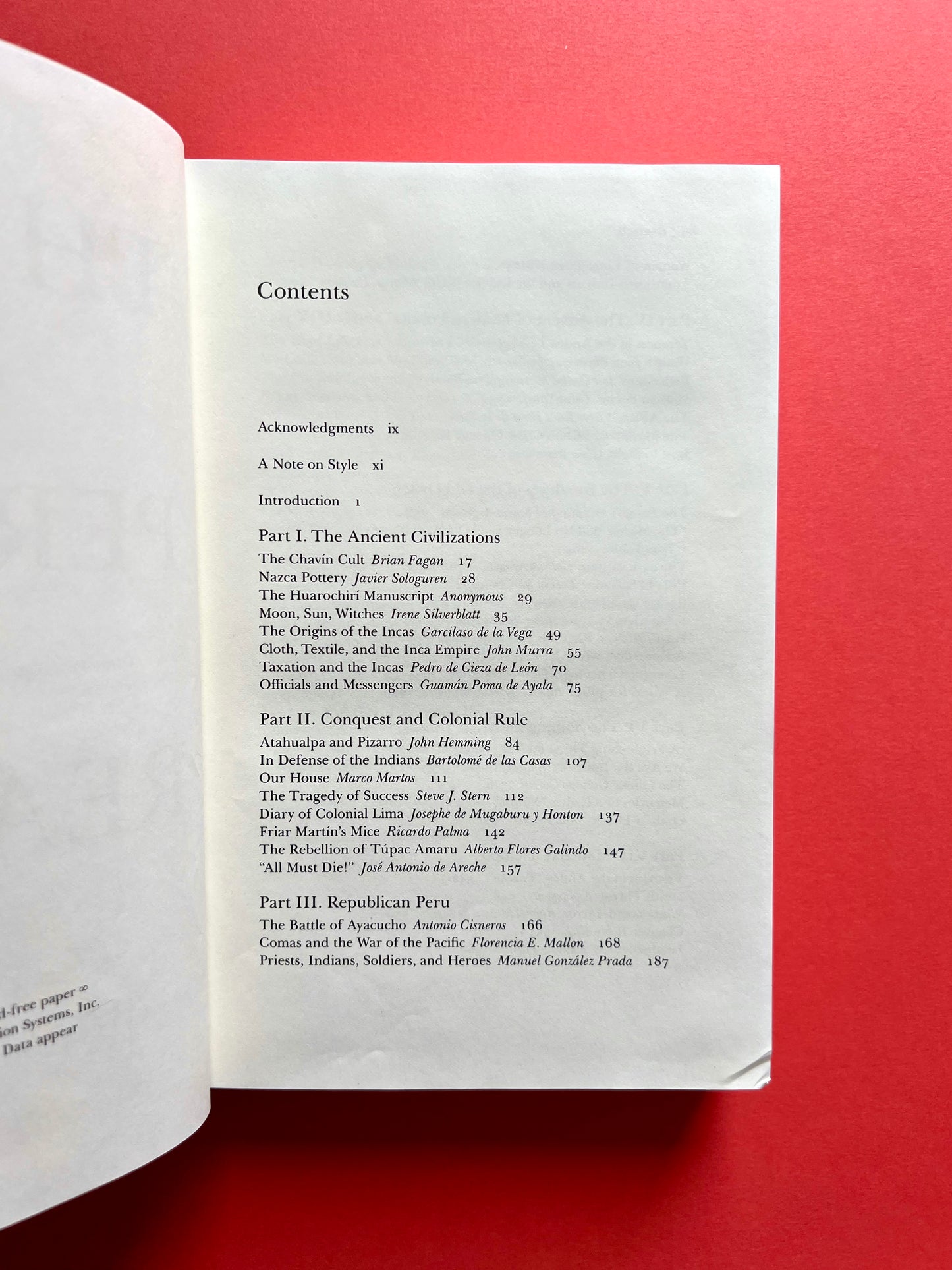 The Peru Reader