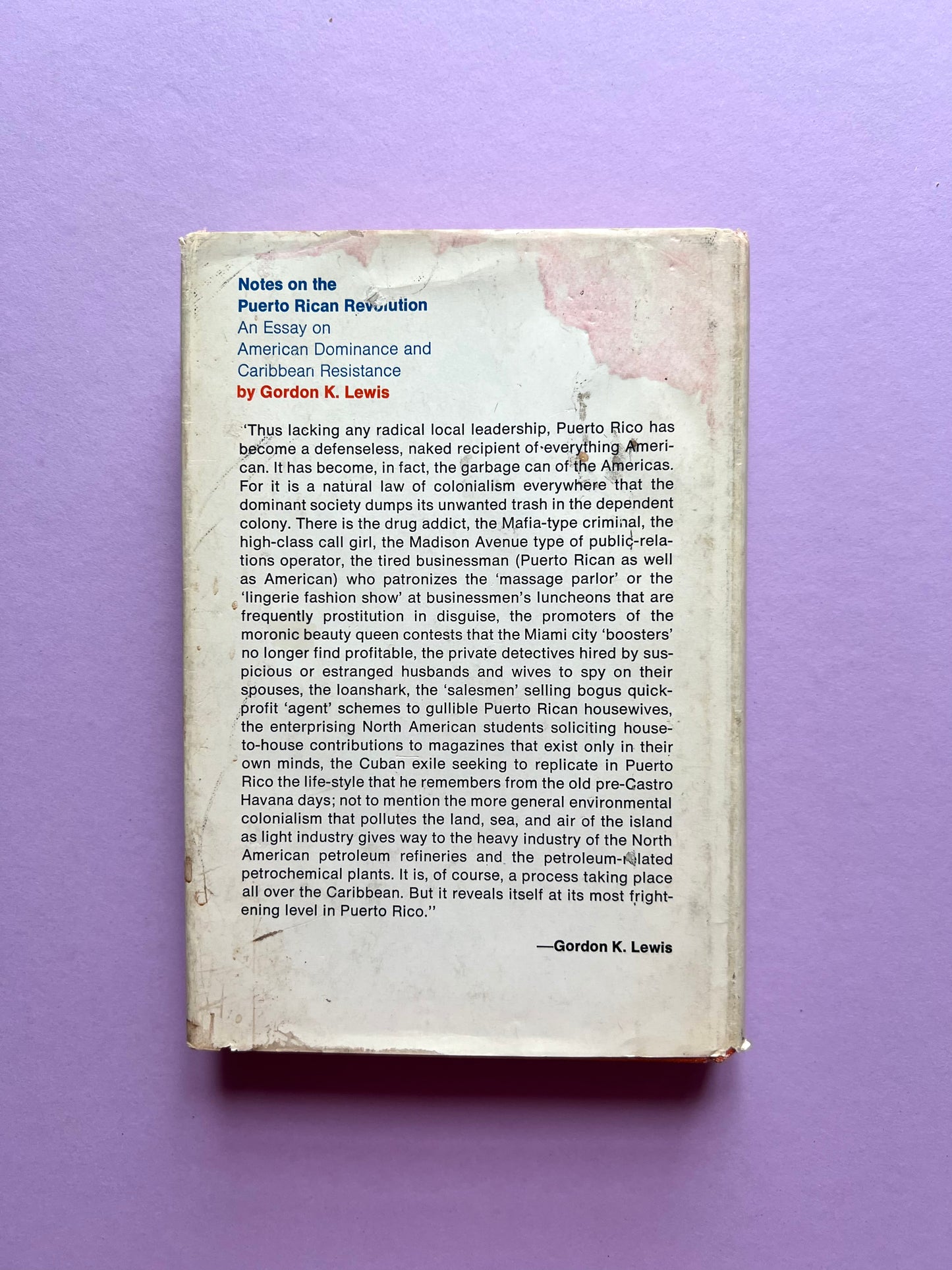 Notes on the Puerto Rican Revolution